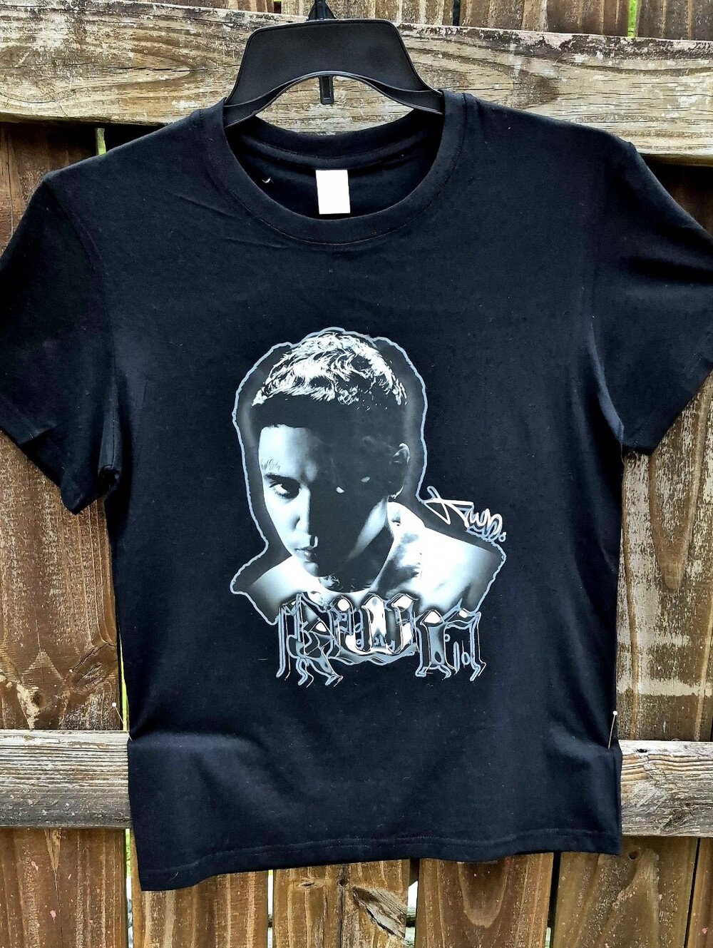 Bryson Tiller Black Cotton T-Shirt Small Unisex Graphic Crew Neck Singer Rapper